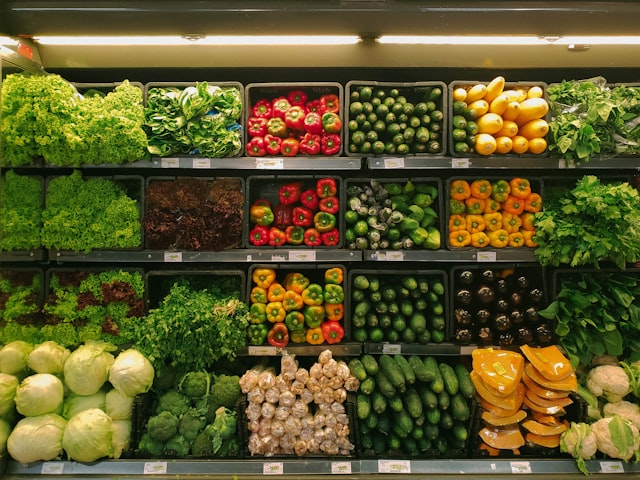 Organized restaurant produce inventory